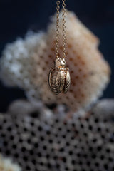 Tiny Bee Pendant Necklace