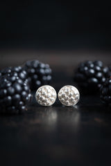 Blackberry Cup Stud Earrings