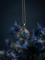 Gemstone Bobbled Pollen Pendant