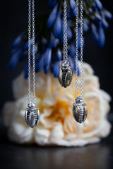 Tiny Bee Pendant Necklace