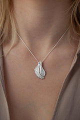 Sky & Sea Charm Pendant Necklace - Silver