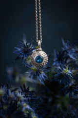 Gemstone Bobbled Pollen Pendant