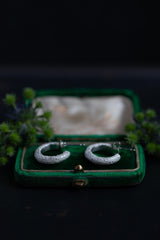 Textured Hoop Earrings