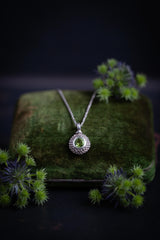 Gemstone Bobbled Pollen Pendant