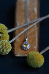 Gemstone Bobbled Pollen Pendant