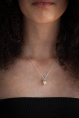 Tiny Bee Pendant Necklace