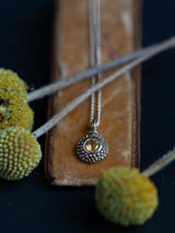 Gemstone Bobbled Pollen Pendant