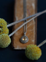 Gemstone Bobbled Pollen Pendant