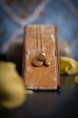 Three Pollen Charm Cluster Pendant Necklace