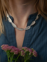 Leaf Necklace - Silver