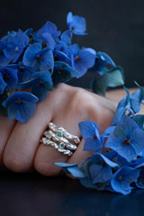 Branch Ring with Tourmalines