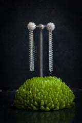Sunflower Studs with Detachable Chains