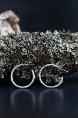 Bark Hoop Earrings