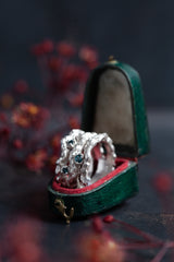 Branch Ring with Tourmalines