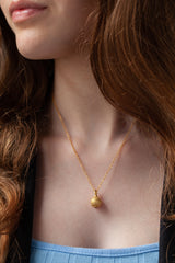 December Tanzanite Birthstone Ball and Chain Pendant Necklace