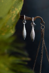 Feather Drop Earrings
