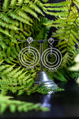 Bubble Hula Hoop Earrings