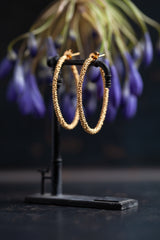 Elliptical Hoop Earrings