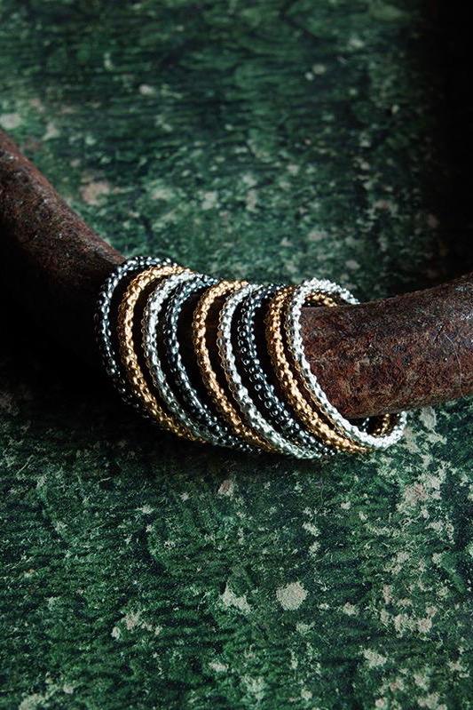 Mini Bobbled Stacking Rings Catherine Hills Jewellery