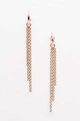 Three Chain Drop Earrings