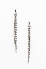 Three Chain Drop Earrings