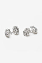 Raspberry Chain Link Cufflinks