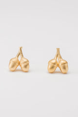 Twin Acorn Stud Earrings