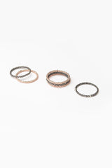 Mini Bobbled Stacking Rings