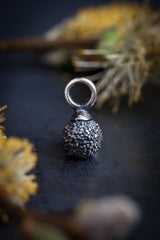 My Snowball Charms are textured balls that remind me of tiny snowballs