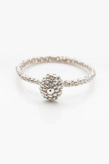 Snake Eye Bobbled Stacking Ring