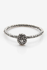 Snake Eye Bobbled Stacking Ring