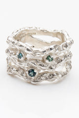 Branch Ring with Tourmalines