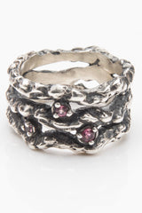 Branch Ring with Tourmalines