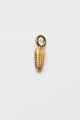 Small Striped Seed Pod Charm