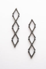 Kiss Cross Drop Earrings