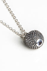 December Tanzanite Birthstone Ball and Chain Pendant Necklace