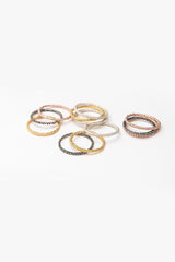 Mini Bobbled Stacking Rings