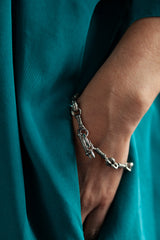 Textured Sweetie Link Bracelet