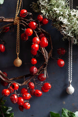 My Ball and Chain Pendant features a medium sized ball charm, textured with bobbles and a plain base