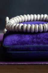 My Spotted Sweetie Bracelet is formed from textured beads with a pleasing tactile weight.