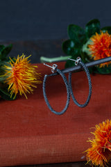 Elliptical Hoop Earrings