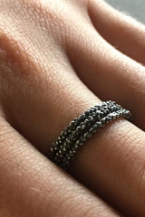 Mini Bobbled Stacking Rings