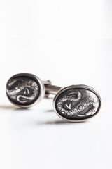 Serpent Cufflinks with T Bar