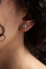 June Alexandrite Bobbled Pollen Stud Earrings