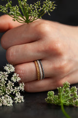 Midi Bobbled Stacking Rings