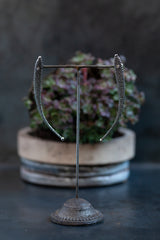 My Phish Earrings with Diamond Eyes are long statement earrings reminiscent of fishes