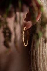 Elliptical Hoop Earrings