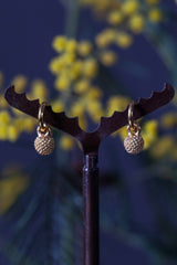 Mimosa Ball Drop Earrings