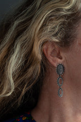 Large Baroque 3 Part Drop Earrings