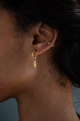 Pointed Pod Drop Earrings